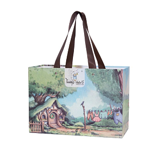 Медведь Lina TeddyTales длинношерстный, M, молочный, 20 см